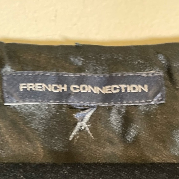 FRENCH CONNECTION Dress Navy Blue Studded Rockstud V Neck Sleeveless Shift boho - Picture 13 of 16